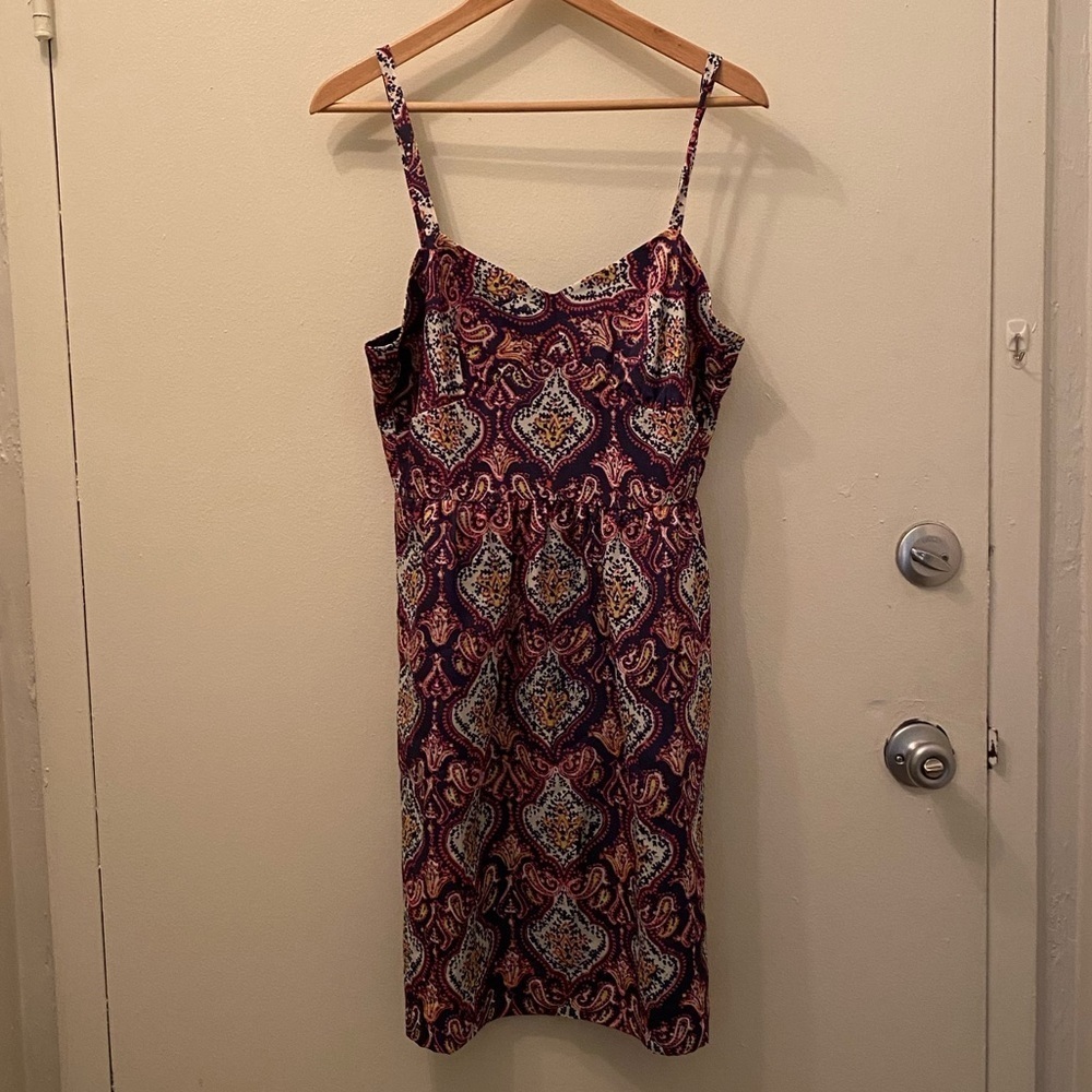 NWT J. Crew Medallion Paisley Dress